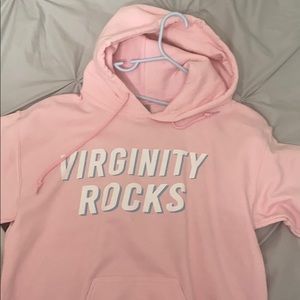 virginity rocks hoodie